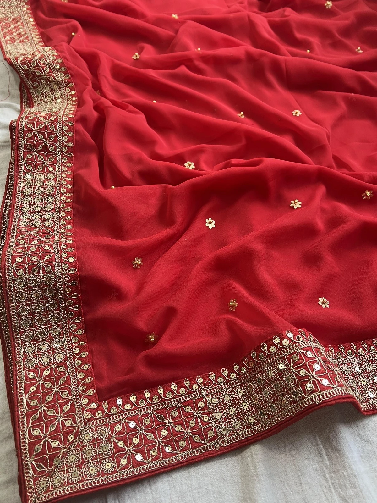 Vardan Ethnic Bt 381 Heavy Georgette Wholesale Fancy Sarees Catalog — Wholesale Sarees, MPA wholesale from Surat - Gallery Image 3